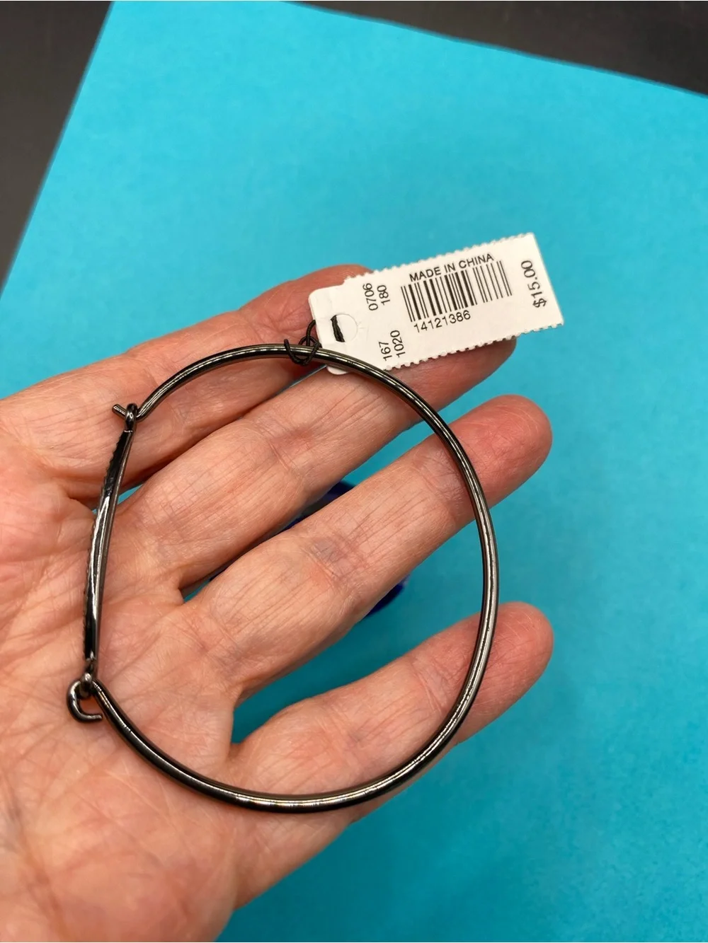THE LIMITED Bracelet Gunmetal Wire NWT